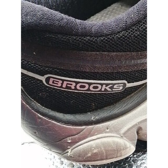 Brooks Womens Sneakers Pure Flow Black Gray Lace Up Running Shoe Round Toe 9 - Picture 12 of 12